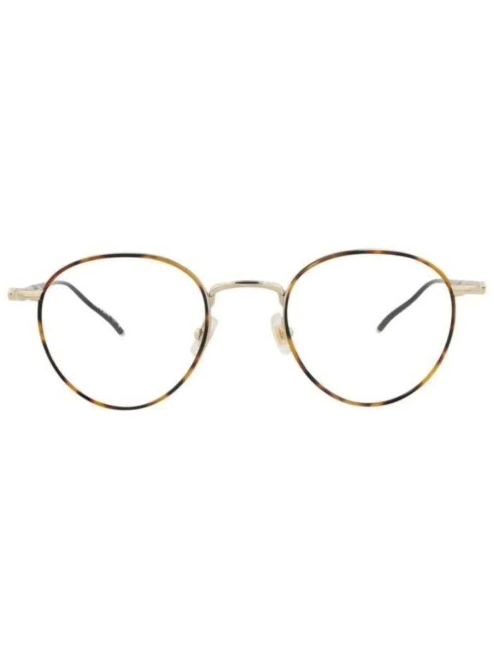 New Montblanc Mens Round/Oval Havana Gold Transparent Fashion Designer Eyeglasse